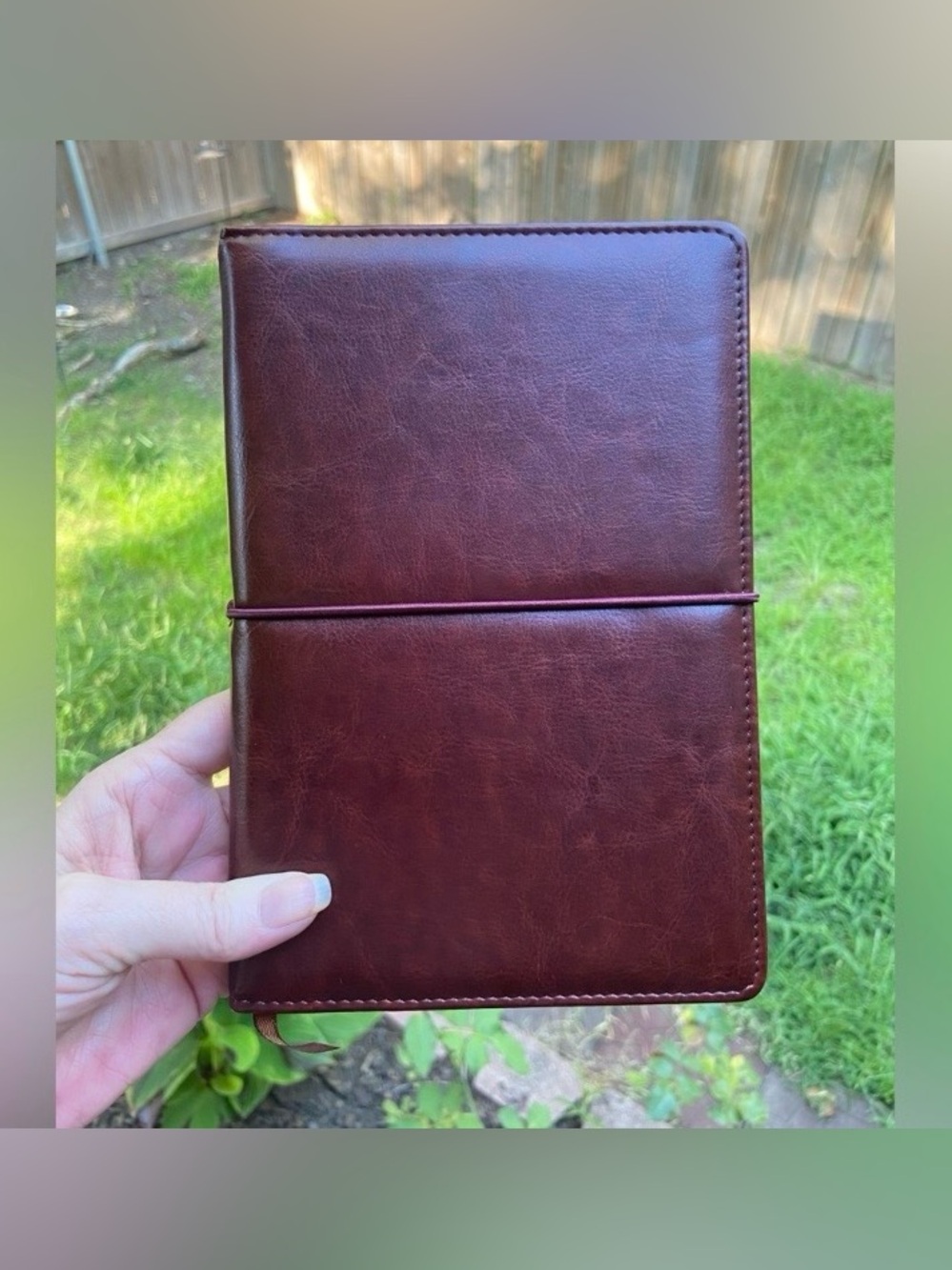 Brown Faux Leather Dotted Journal for Writing, Scripting or Doodling. Diaries - Picture 7 of 7